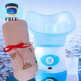 Free Vaseline Petroleum Jelly With Facial Steamer and Facial Towel