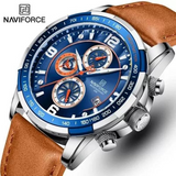 NaviForce NF8020 â€“ Blue/Orange Watch For Men