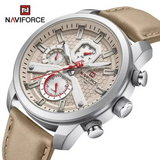 NaviForce NF9211 â€“ Grey Digital Analog Watch For Him