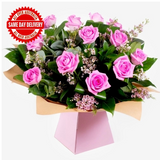 Dreamy Dozen Pink Roses (Australia Delivery Only)