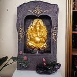 Multicolour Lord Ganesha Water Fountain -15"