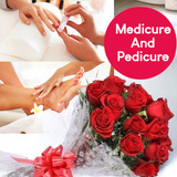 Kundalini Manicure & Pedicure with Beautiful Red Roses