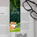 Keep Reading Printed Cute Puppy Designed Bookmark