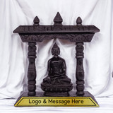 Personalized Beautiful Design Wooden Meditating Buddha