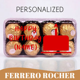 'Happy Birthday' Printed Ferrero Rocher with Recipient Name