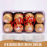 Beautiful Designed Birthday Wish Printed Ferrero Rocher Box
