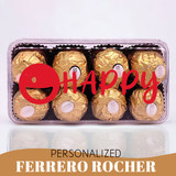 'Happy' Printed Ferrero Rocher Chocolate Gift Box