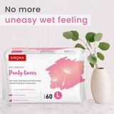 SIRONA Ultra-Thin Premium Panty Liners (Regular Flow) â€“ 60 Counts - Large
