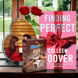 Heart Shape Custom Photo Frame with Book, Red Roses & Chocolate Heart Shape Custom Photo Frame with Book, Red Roses & Chocolate