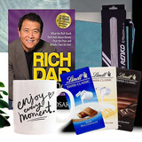 Lindt Swiss Chocolate with Book, Mug & Notebook