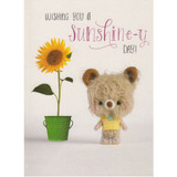 Wishing You A Sunshine-y Day - Greeting Card