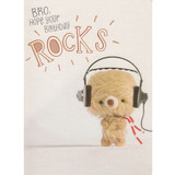 Bro Hope Your Birthday ROCKS - Greeting Card