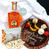 Pistachio Pillow Box with Chocolate Cake & Whisky