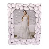 White Stones Bordered Photo Frame Gift