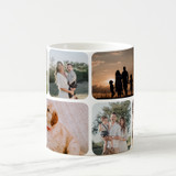 Personalized 8-Photo Collage Ceramic Mug