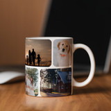 Personalized 8-Photo Collage Ceramic Mug