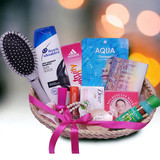 Hair & Nail Set With Shampoo, Nail Polish, Face Mask, Eye shadow Palette & Pond's Gift Hair & Nail Set With Shampoo, Nail Polish, Face Mask, Eye shadow Palette & Pond's Gift