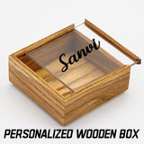 Cosmetic Essential Hamper In A Wooden Box