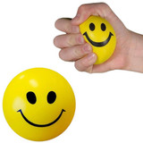 Smiley Squeeze Stress Ball - Yellow