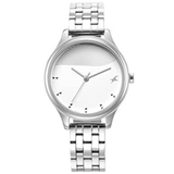 Silver Dial Women's Watch by Fastrack (6280SM01)
