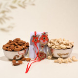 Rakshya Bandhan Brother & Sister Rakhi With Dry Nuts