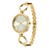Titan Raga Viva Golden Dial Metal Strap Watch for Women (2685YM01)