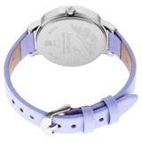 Fastrack Purple Leather Strap Watch with Grey Dial - Uptown Retreat Edition
