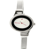 Fastrack Stainless Steel Case Silver Dial Analog Watch for Women (6015SM01)