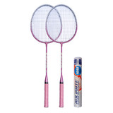Aolis Pink Colour High Quality Badminton Racket Set