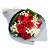 Love in Bloom: 1 Dozen Red Roses