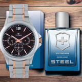 Swiss Army Men's Perfume With Titan Neo Watch For Men Combo