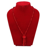 Bright Red Mala Pote- Long Thread