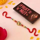 Rakhi Thread With Amul Chocolate