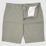 Light Green Trendy Cotton Shorts for Men- Size 36