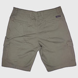 Dark Green Cargo Design Half Pant  for Men (36)