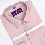 Tailored Fit Pink Shirt- High Quality (XXL)