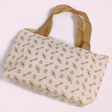 Cream Colour Makeup Purse