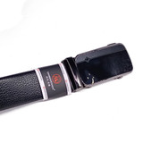 Danmawensen Glass Buckle Black Belt