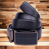 Heavy Black Glass Buckle Premium Belt For Men
