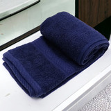 Fabric Face Towel - Navy Blue