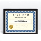 Father's Day Special Certificate for World's Best Dad Father's Day Special Certificate for World's Best Dad
