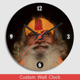 Wall Hanging Customized Clock with Photo & Message Print