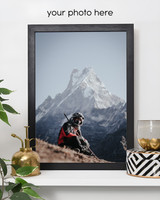 Customized Photo Frame- A4 Size Black & Golden Color