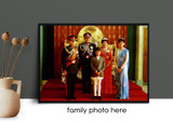 Family Photo Frame- Golden Black Color