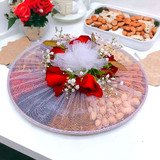 Dried Fruits & Nuts With Roses in Tray