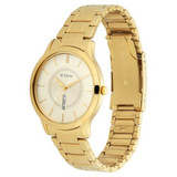 Titan Lagan Yellow Dial Metal Strap Watch For Men-1845YM01