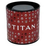 Titan Lagan Yellow Dial Metal Strap Watch For Men-1845YM01