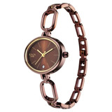 Titan Raga Viva Brown Dial Brown Brass Strap Watch-2667QM01