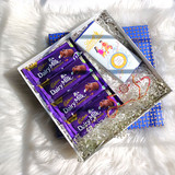 Rakshya Bandhan Gift Combo With Chocolate, Rakhi & Rose
