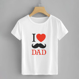 Father's Day Special- 'I Love Dad' Printed T-shirt